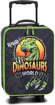 Dinosaurus jongens trolley zwart