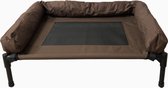 Hondenstretcher - L - 92 x 71 cm - Bruin met Bumperrand