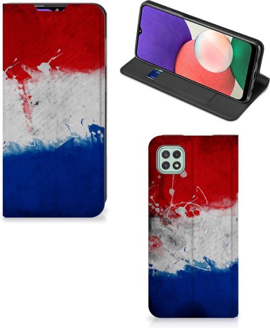Étui à rabat pour Samsung Galaxy A22 5G Drapeau néerlandais