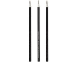 foto van Legami Erasable Pen Refills - 3 stuks Zwart - Navulling