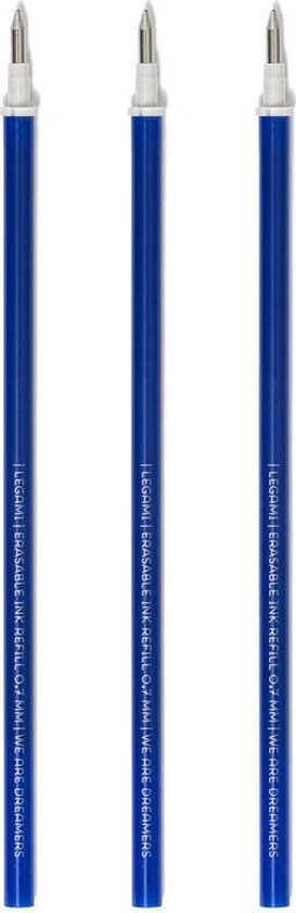 Legami Erasable Pen Refills - 3 stuks Blauw - Navulling | bol.com