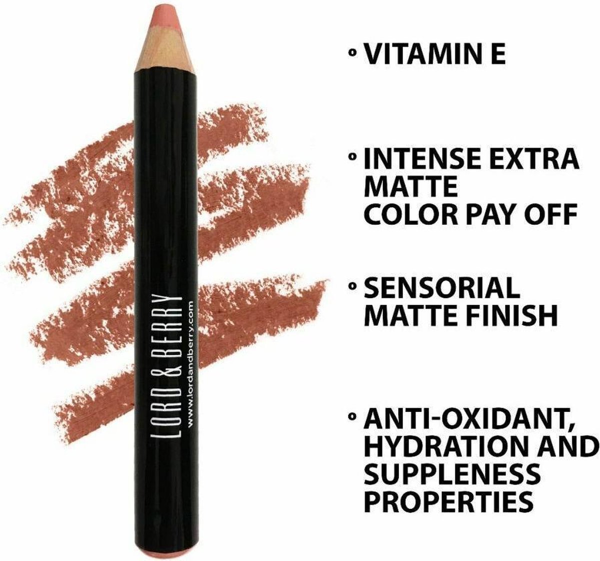 Lord & Berry - 20100 Maximatte Crayon Lipstick - color undressed