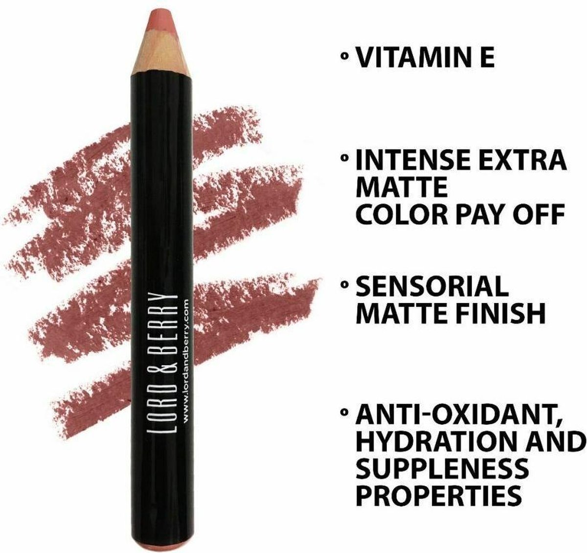 Lord & Berry - 20100 Maximatte Crayon Lipstick - color spicy