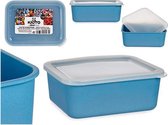 Lunchbox Bamboe Donkerblauw (14,5 x 7 x 19,5 cm)