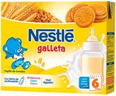 Puree voor baby's Nestle Galleta Melk en ontbijtgranen met honing (2 x 250 ml)