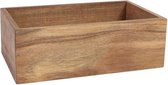 Houder Hout Vierkant (32,5 x 17,5 x 11 cm)