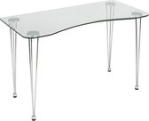 Bureau Metaal en kristal (120 x 60 x 73 cm)