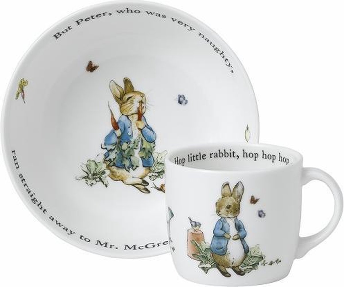 WEDGWOOD - Peter Rabbit - Set 2 pcs | bol.com