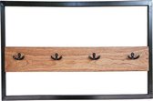 Wandkapstok Chess Mindi hout (80 x 40 x 5 cm)