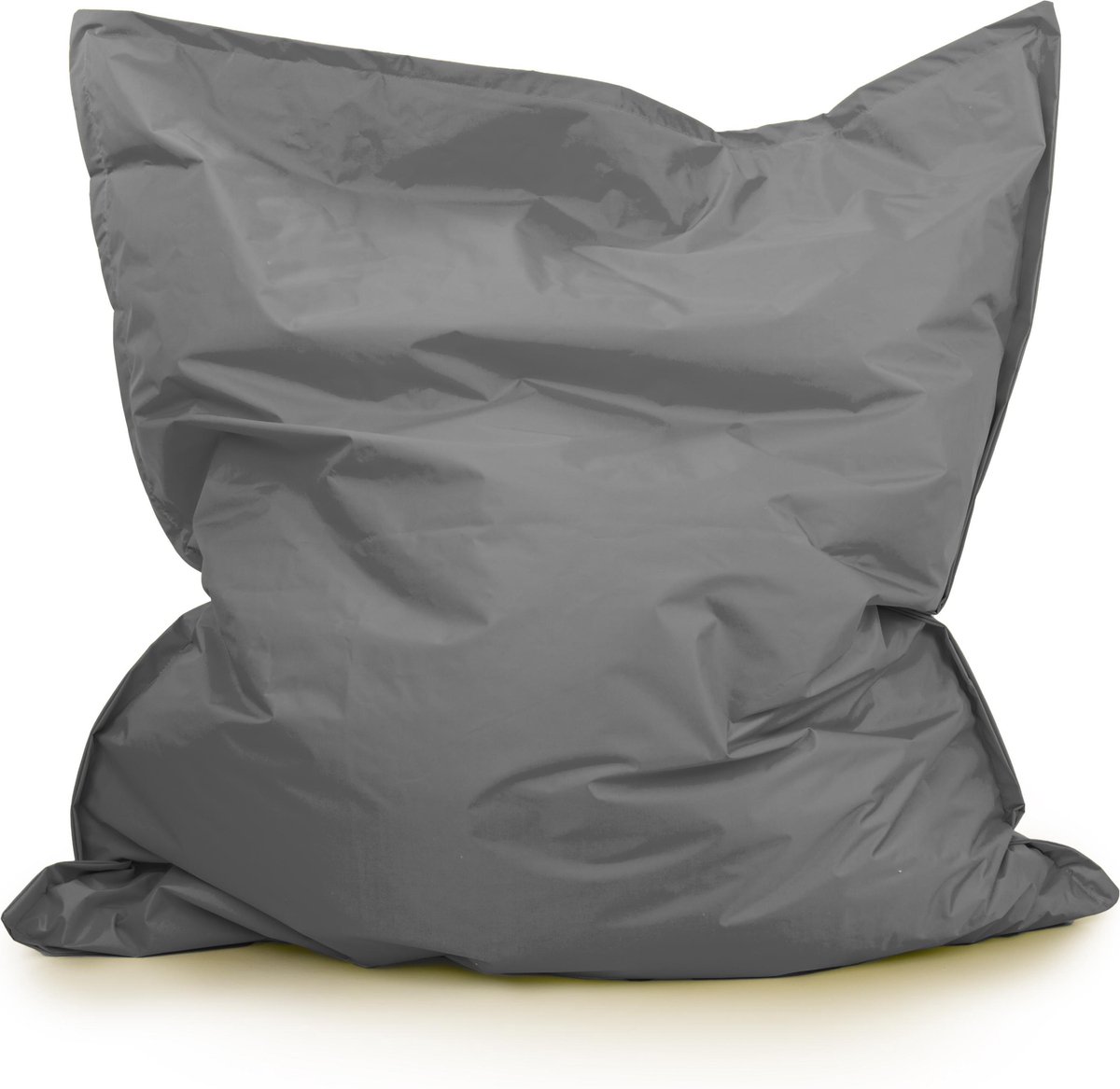 Drop & Sit - Grote Zitzak - Nylon - Zitzakfauteuil - Woonkamerzitzak - Grijs - 130 x 150 cm