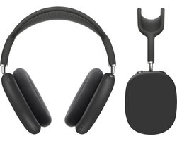 KELERINO. Siliconen Case geschikt voor AirPods Max - Accessoire - Zwart