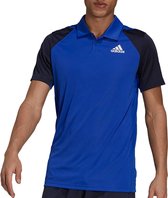 adidas Club Sportpolo - Maat L  - Mannen - Blauw - Donkerblauw