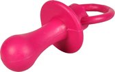 Flamingo Rubber Soother 12Cm - Roze