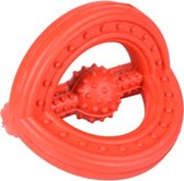 Flamingo Rubber Ruffus Tri Ring 9Cm - Oranje