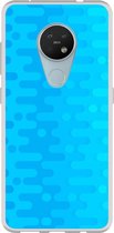 Smartphonebooster Telefoonhoesje - Back Cover - Geschikt Voor Nokia 6.2 - Blue En Blue