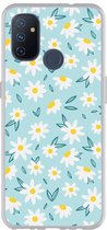 Smartphonebooster Telefoonhoesje - Back Cover - Geschikt Voor Oneplus Nord N100 - Blue En Blue