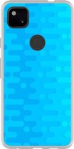 Smartphonebooster Telefoonhoesje - Back Cover - Geschikt Voor Google Pixel 4A - Blue En Blue