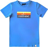 Moon Rebel T-shirt Dylan blauw 134/140