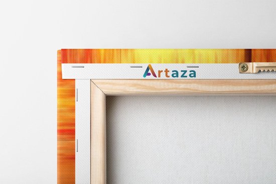 Artaza - Peinture sur toile Pentaptyque - Cerf dessiné dans la forêt - Automne - 100x50 - Photo sur toile - Impression sur toile