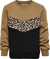 KIDS ONLY KONCILLA LIFE L/S LEO AOP CS SWT Meisjes Trui - Maat 146/152