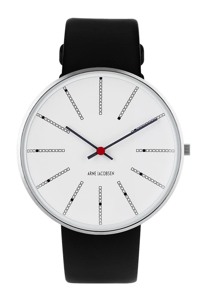 Arne Jacobsen Bankers Designhorloge Large 53102-2001 - 40mm