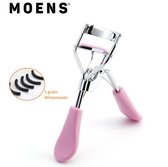 MOENS® Professionele wimperkruller - Wimperkrultang – Roze – Met 5 gratis wimperpads
