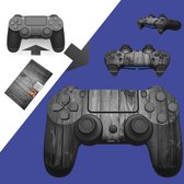 Playstation 4 Controller Sticker - Skin Playstation 4 - Foxx Decals® Zwart - Hout