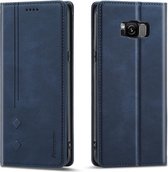Voor Samsung Galaxy S8 Forwenw F2 Serie Magnetische Horizontale Flip Lederen Case met Houder & Kaartsleuven & Portemonnee (Blauw)