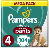 Pampers Baby Dry Pants - Maat 4 - Mega Pack - 104 luiers