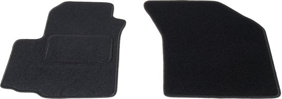 Tapis de voiture avant - tissu noir - convient pour Suzuki Swift 2004-2010