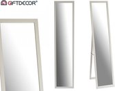 Staande spiegel - Witte spiegel - 120x30 - White edition - Spiegel - Passpiegel - Voetspiegel - Deurspiegel - NEW MODEL - LIMITED EDITION
