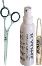 Kyone 660 knipschaar 5,5 inch Zilver + hygiene kit