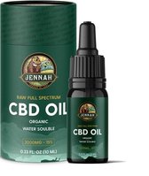 Jennah® | Sleep Potion - CBD olie Voor Dieper & Beter Slapen Biologische Wateroplosbaar | 15% | 10ml | Full spectrum | Raw