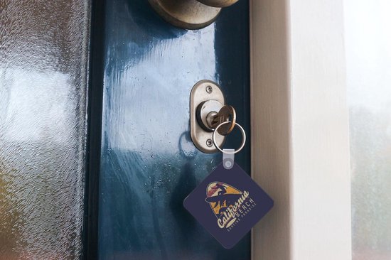 Porte-clés - Vintage - Surf - Planche de surf - Plastique