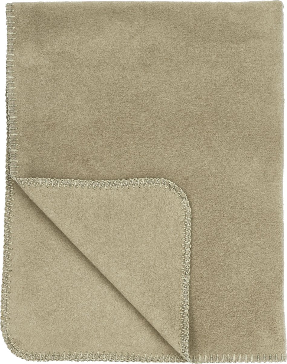 Meyco Baby Uni ledikant deken - taupe - 100x150cm