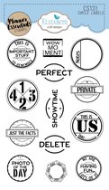 ECD Clear stamps - Circle labels