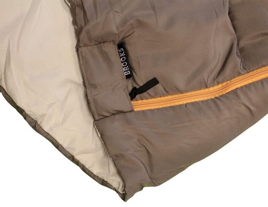 Eurotrail Slaapzak Brooks - Taupe/ Beige van Eurotrail — afbeelding 3