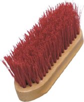 S2g Manenborstel 18 X 6,5 Cm Hout Rood/naturel