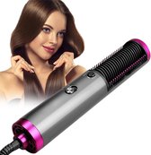 LORIOTH® 3-in-1 Warmeluchtborstel – Kapsalon Stijltang voor alle haartypes – Föhnborstel – Hairstyling – Multifunctioneel – Brandveilig