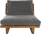 Sofa DKD Home Decor Bruin Grijs Polyester Katoen Hout Pijnboom (95 x 88 x 75 cm)