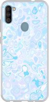Smartphonebooster Telefoonhoesje - Back Cover - Geschikt Voor Samsung Galaxy M11 - Blue En Blue