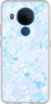 Smartphonebooster Telefoonhoesje - Back Cover - Geschikt Voor Nokia 5.4 - Blue En Blue