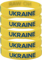 Siliconen Armbanden "Ukraine No War" - voor Volwassenen (zak van 30 stuks)