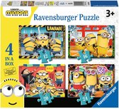 Ravensburger puzzel Minions 2 4-in-1box puzzel - 12+16+20+24 stukjes - Kinderpuzzel