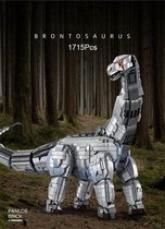 Jurassic Dinosaur World Pack Big Size Brontosaurus Dino Bricks MOC - Compatible with Lego - Met giftbox -