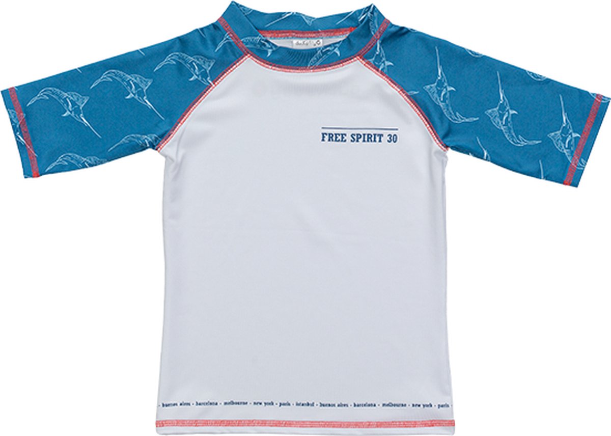 Ducksday - UV Zwemshirt - korte mouw - voor kinderen - unisex - Straya - 2 jaar