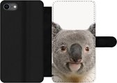 Bookcase Geschikt voor iPhone SE 2020 telefoonhoesje - Koala - Koala beer - Meisjes - Jongens - Kinderen - Dieren - Met vakjes - Wallet case met magneetsluiting