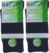 Navata Bamboe Sokken - 2 paar - Marineblauw - 43-46 - Naadloos en Zacht