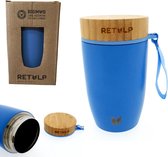 Retulp Big Mug Classic Blue - Lunchpot - Thermos - Lunchbox - 500 ml - RVS - Blauw