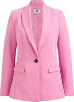 WE Fashion Dames regular fit blazer met stretch